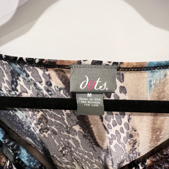 Dots Animal Print Top - Picture 5 of 6